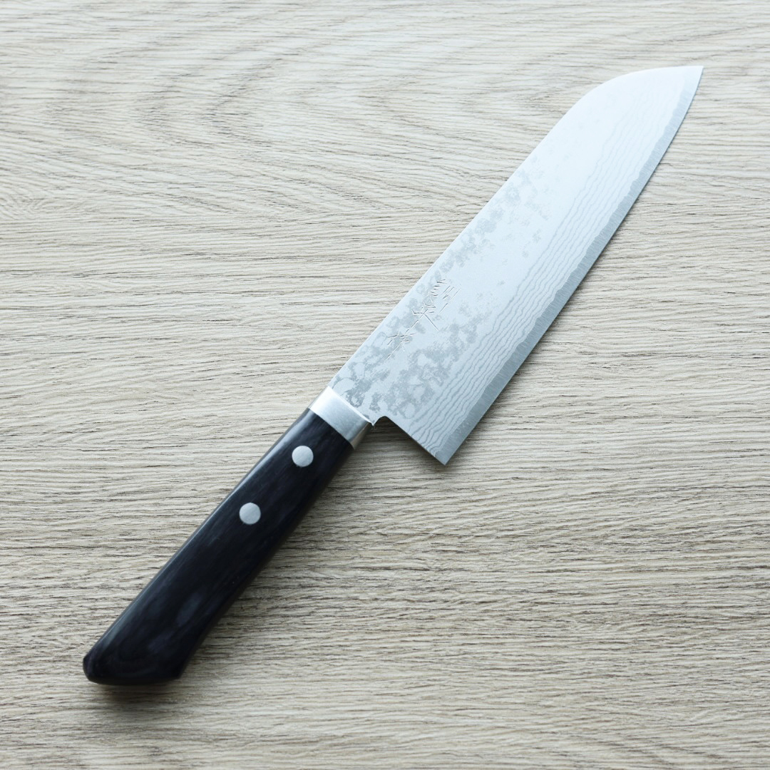 增谷訓生 三德刀 165mm VG10鋼 大馬士革
