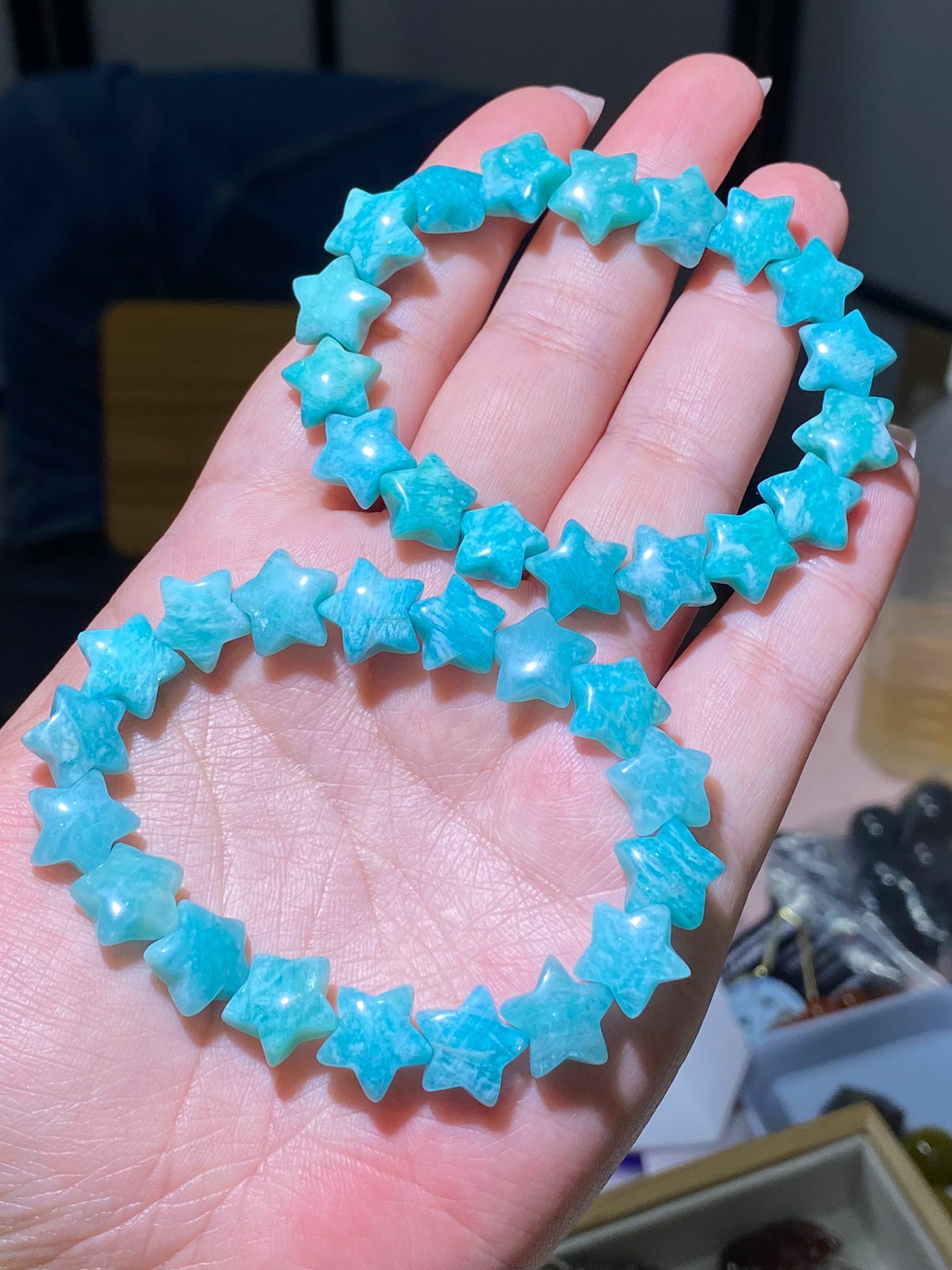 獨家莫桑比克天河石星星