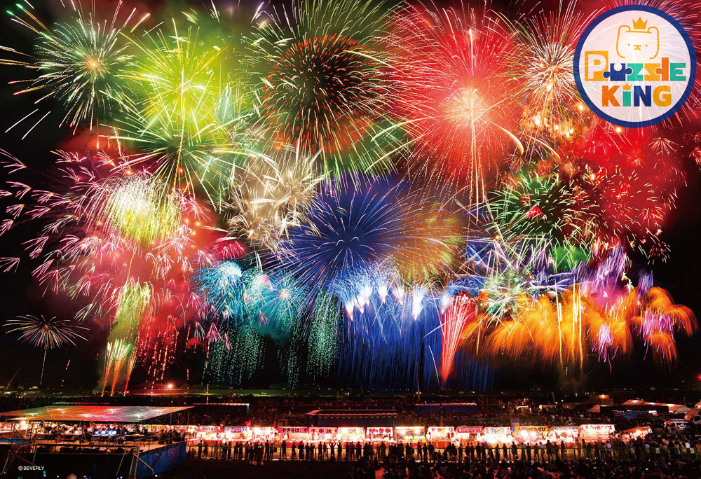 日本風景-大曲的煙花 (夜光)