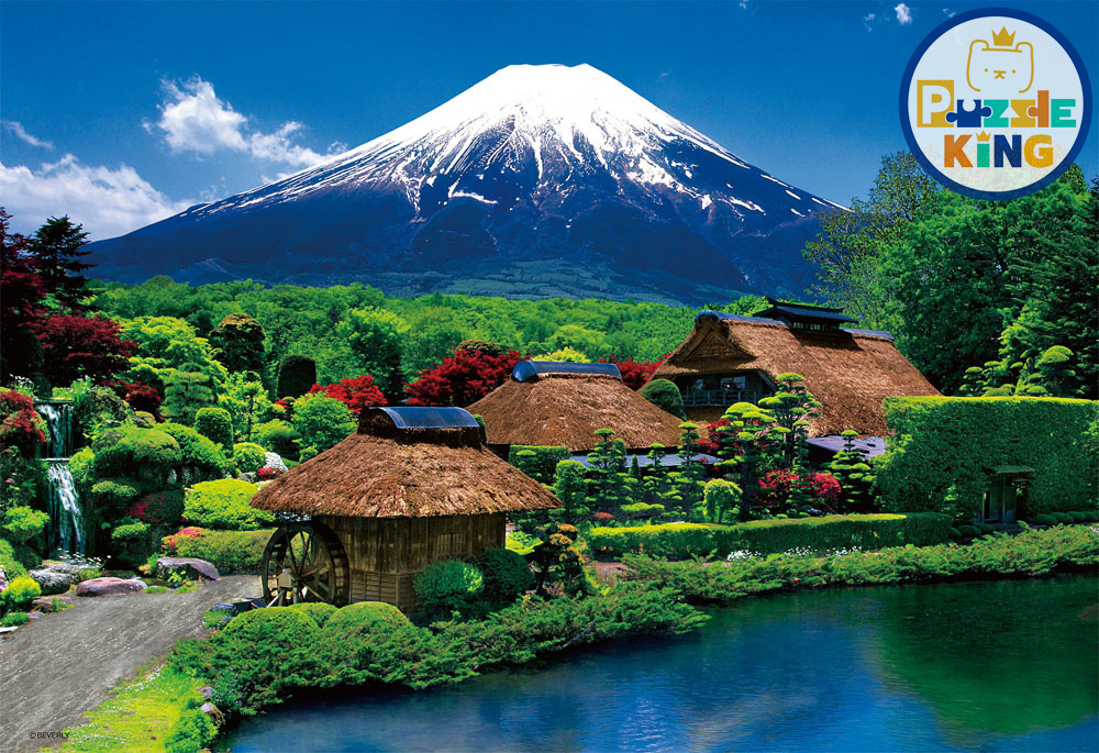 日本風景-富士山景忍野村