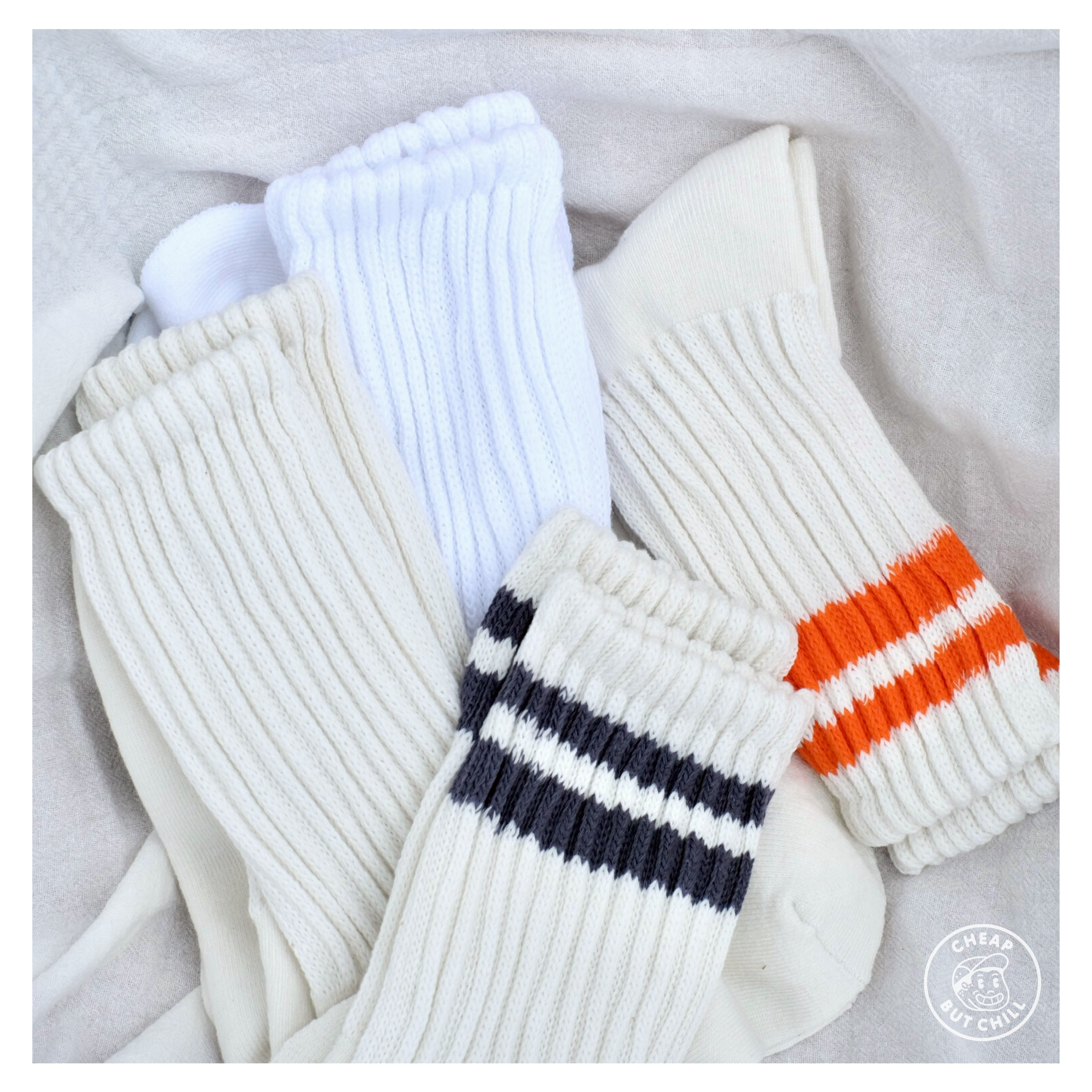 SOLD OUT -【組合優惠】NEW ✦ CheapbutChill 粗針螺紋襪 (男女適用)