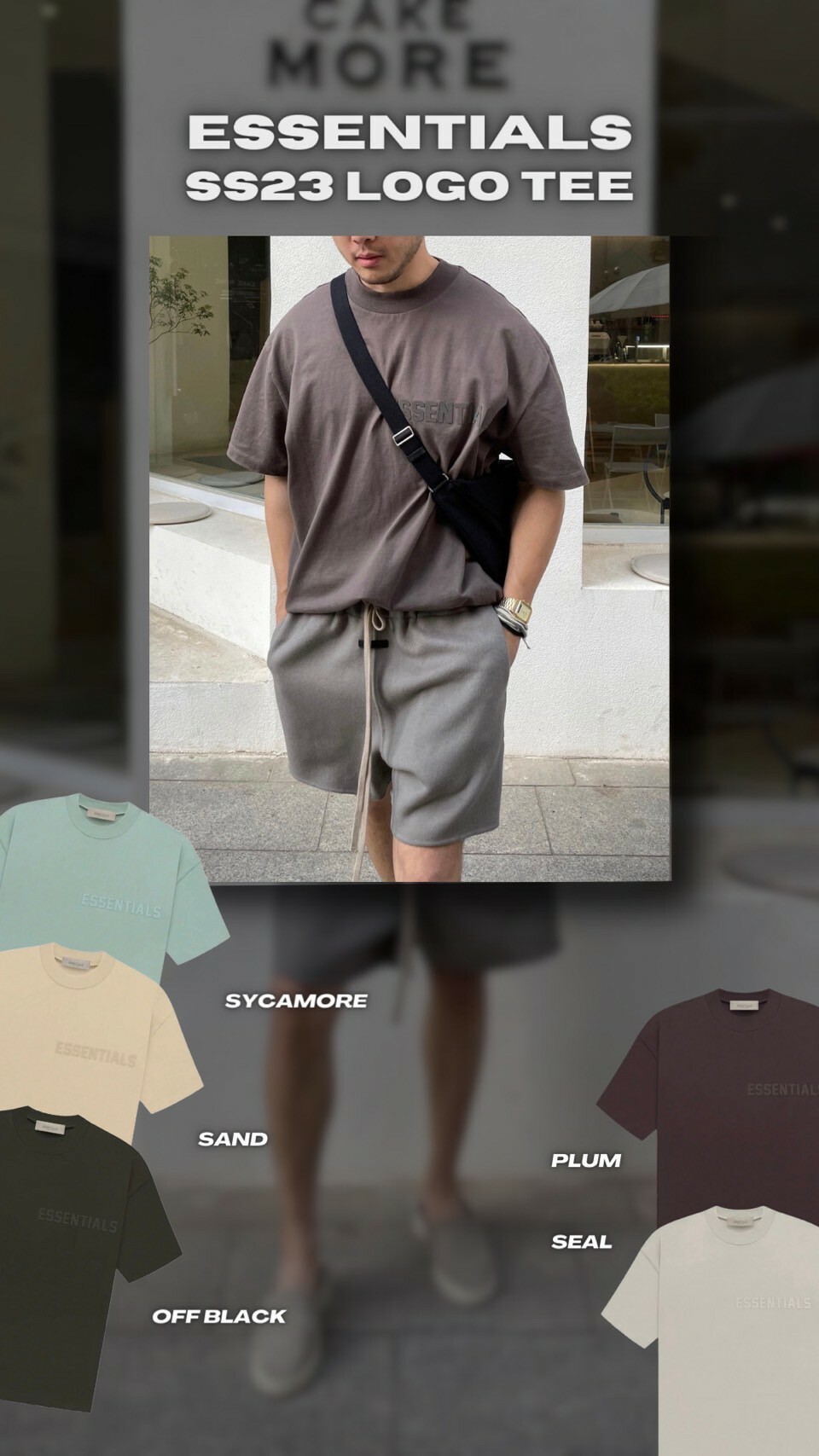 FOG Essentials  新款膠印字體Logo 短袖