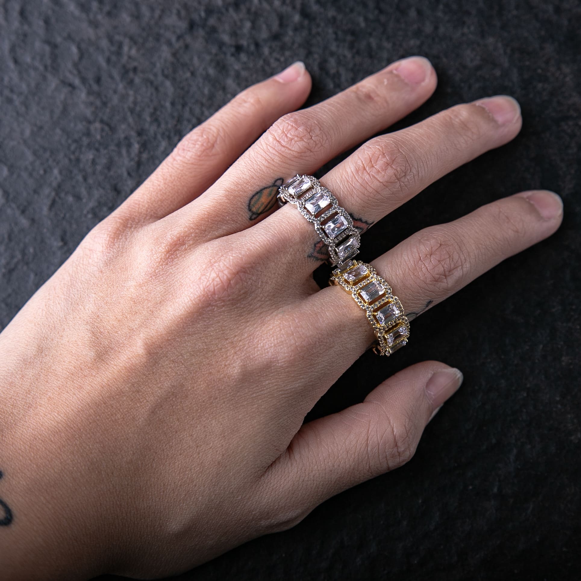 經典冰糖T方鑽戒指