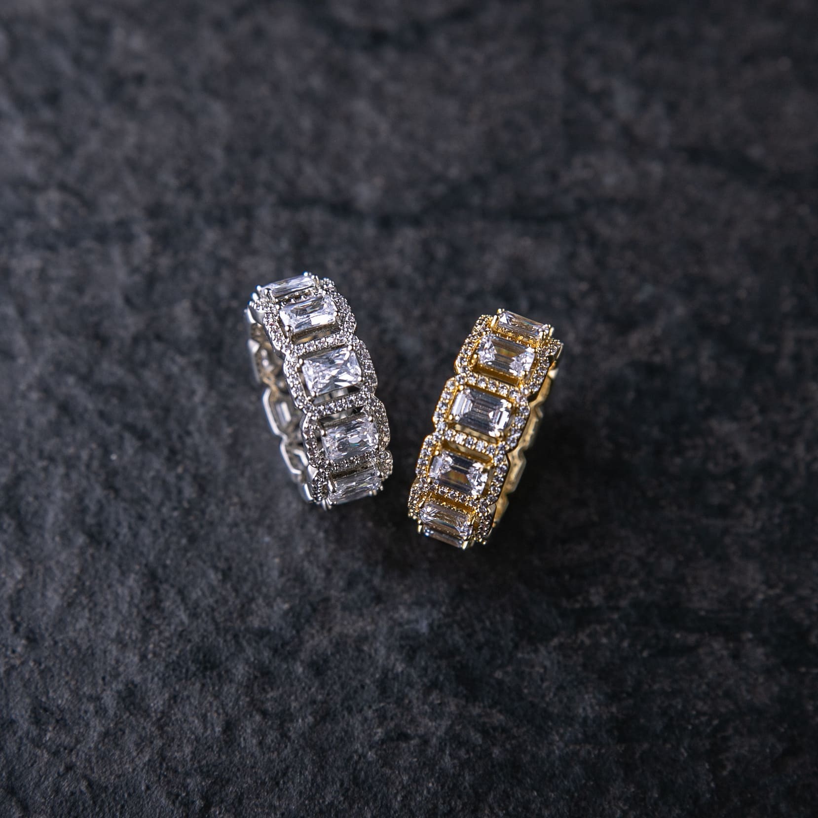 經典冰糖T方鑽戒指