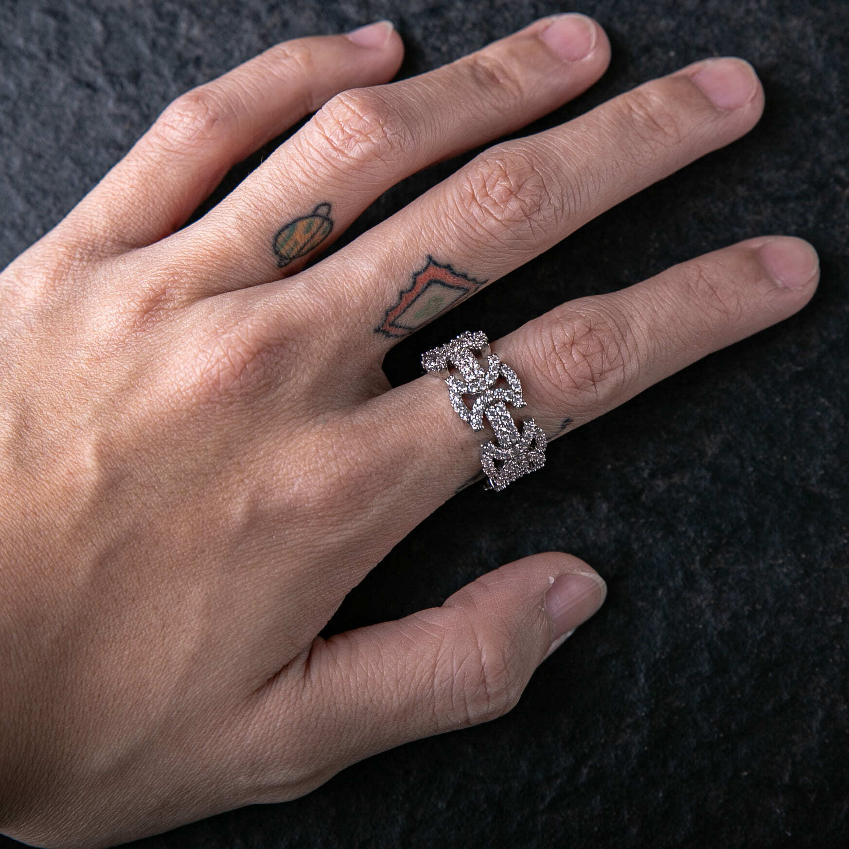 滿鑽拜占庭戒指