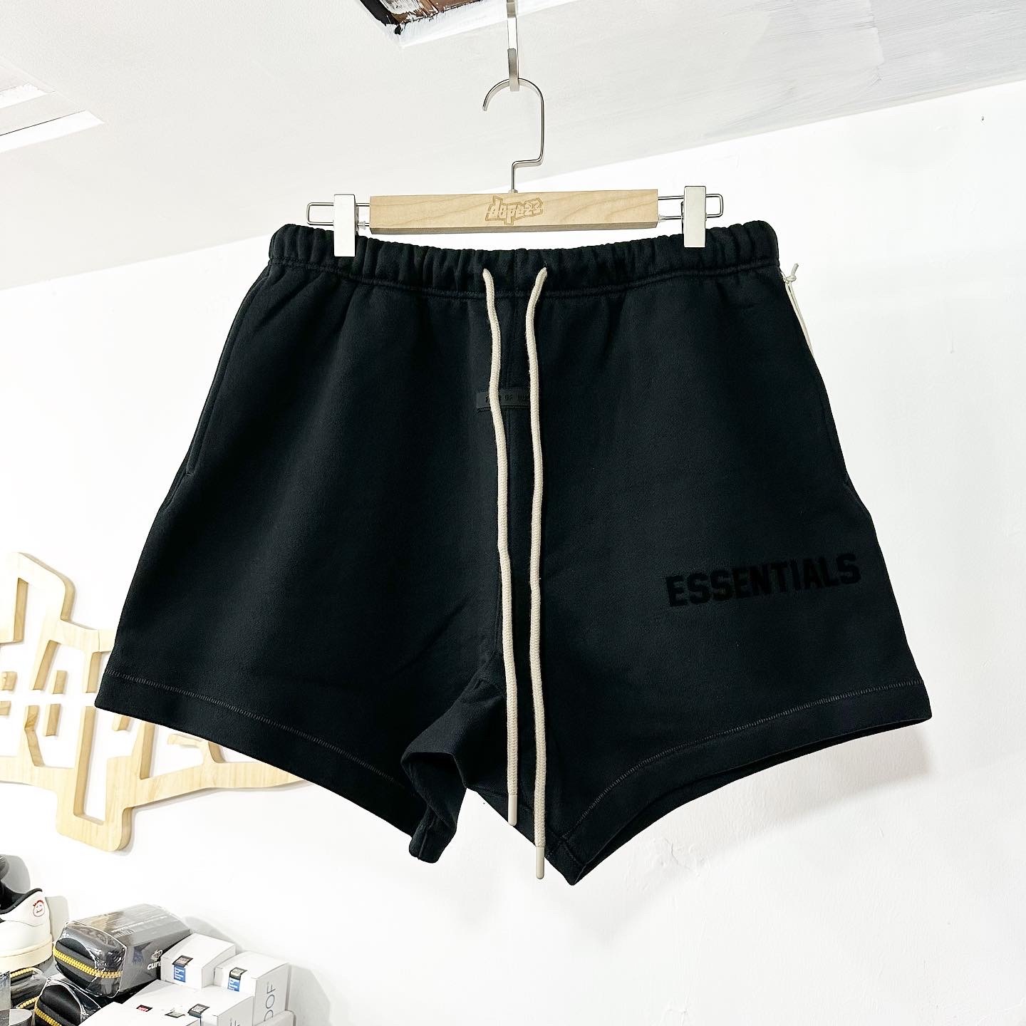 Fear Of God Essentials The Black Collection Shorts Jet Black