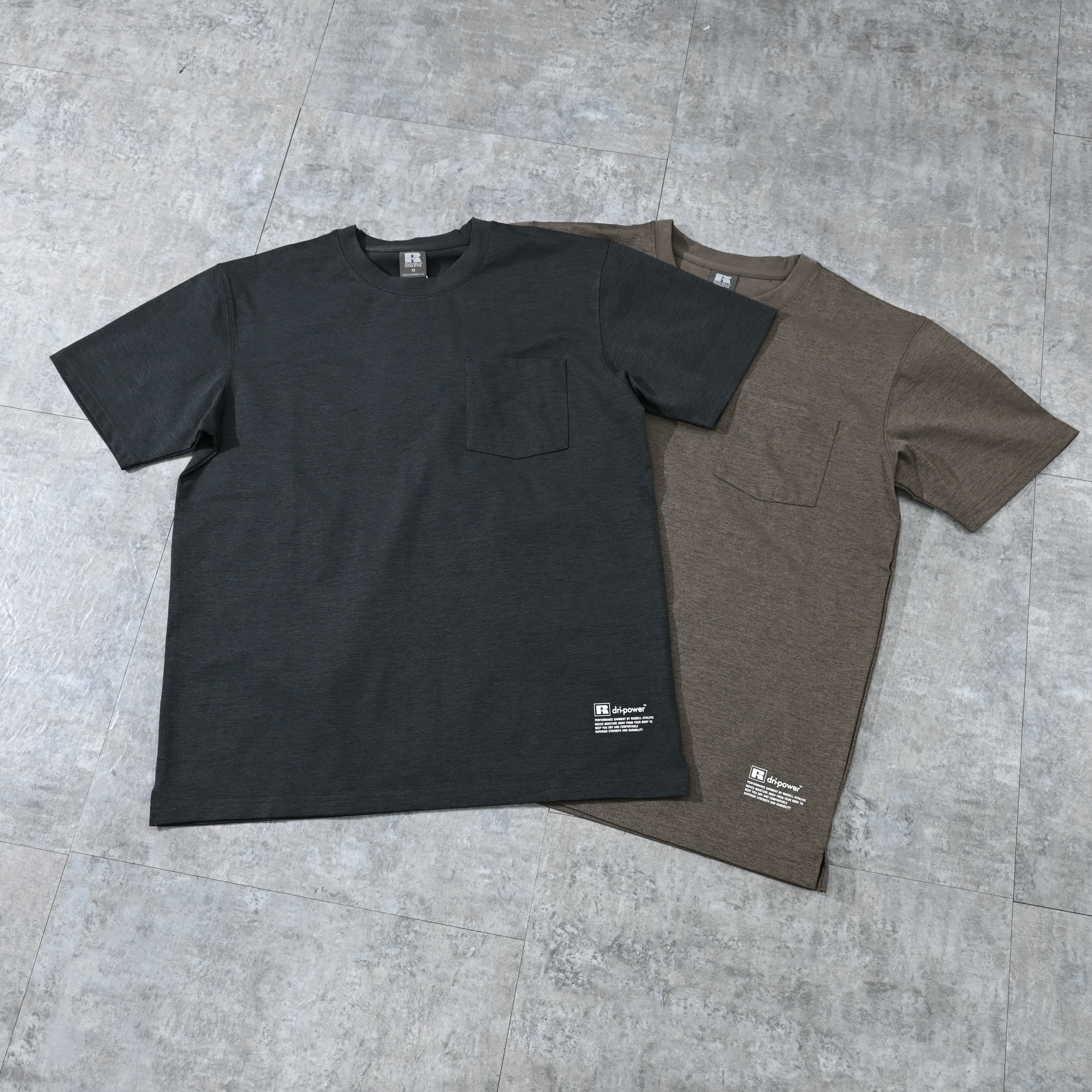 Russell Athletic JP Dri-Power Stretch S/S Pocket T-Shirt
