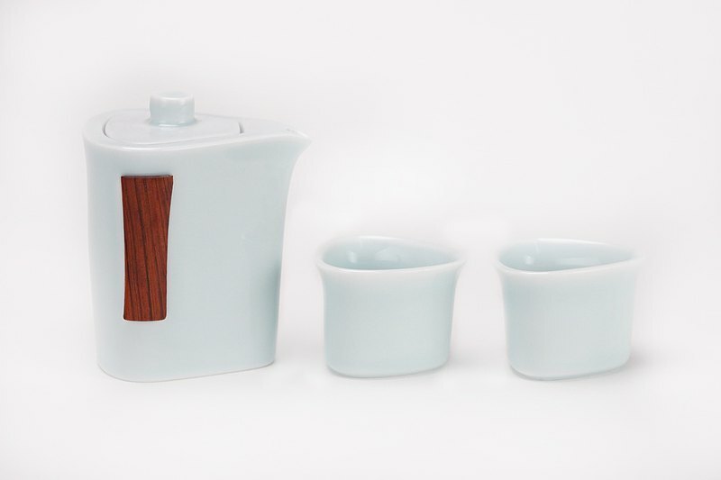 三文魚影青泡茶組│打破傳統器形│創意十足