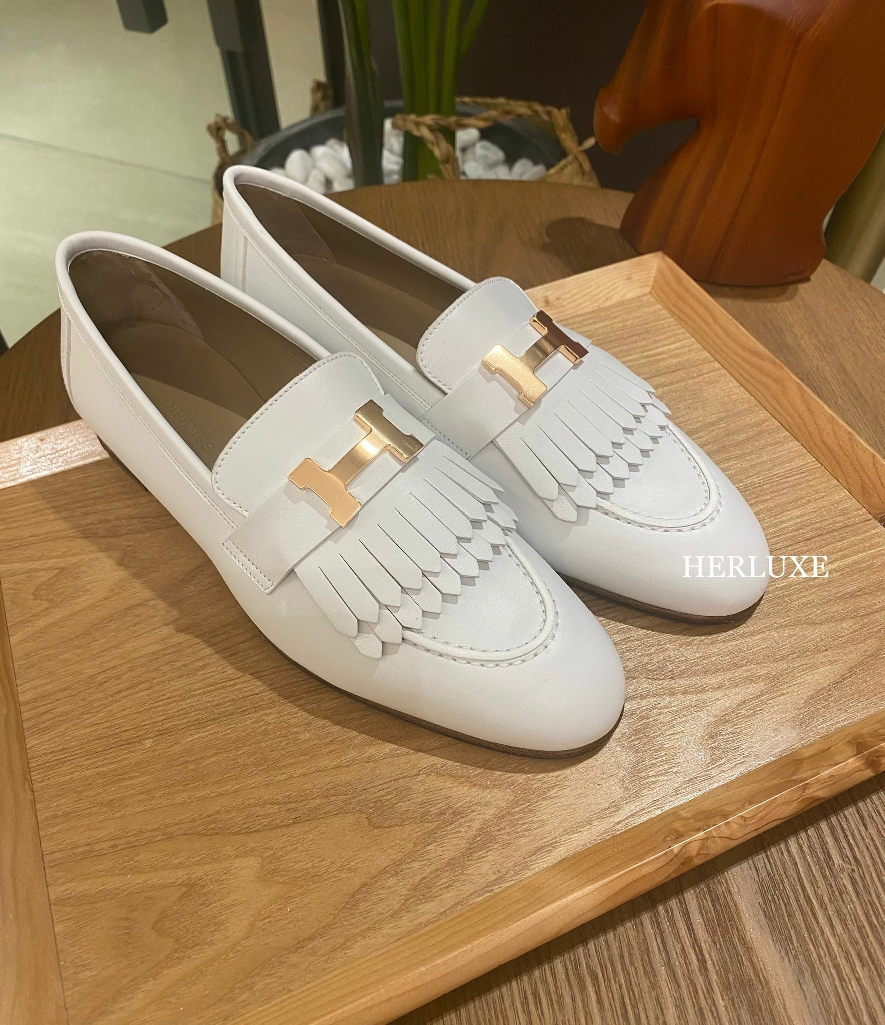 Royal loafer 01 blanc CD （可預訂size）