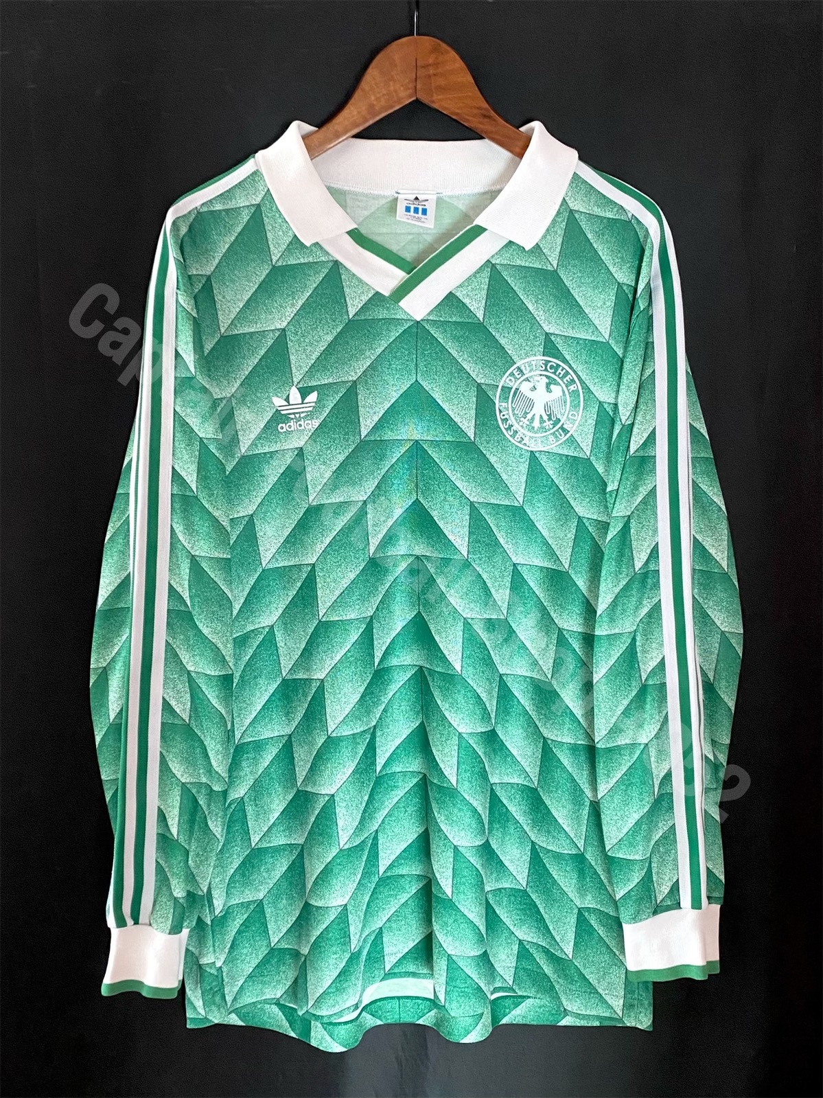 West Germany 1987 Adidas Away Shirt Japan version Template Deutschland 1988