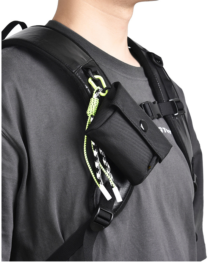 【BGCT01】黯夜造型設計迷你小掛包/零錢包/耳機包(可掛頸)