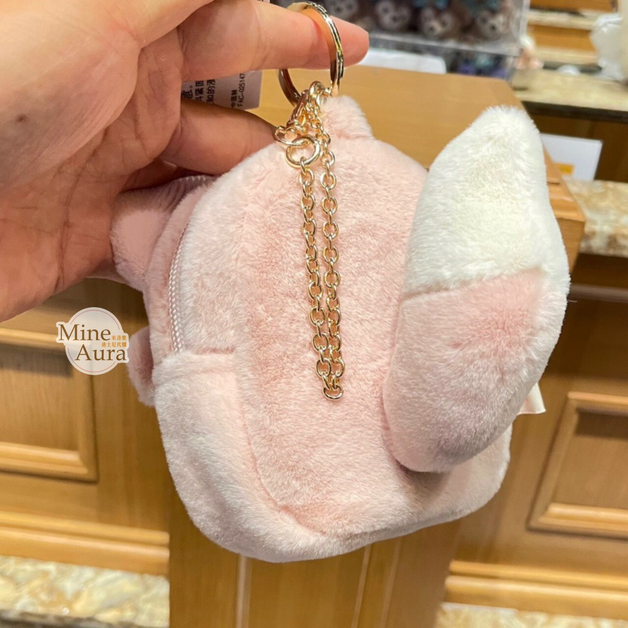 (限時特價) 玲娜貝兒 LinaBell 透明造型 零錢包 吊飾 鑰匙圈 -上海迪士尼樂園