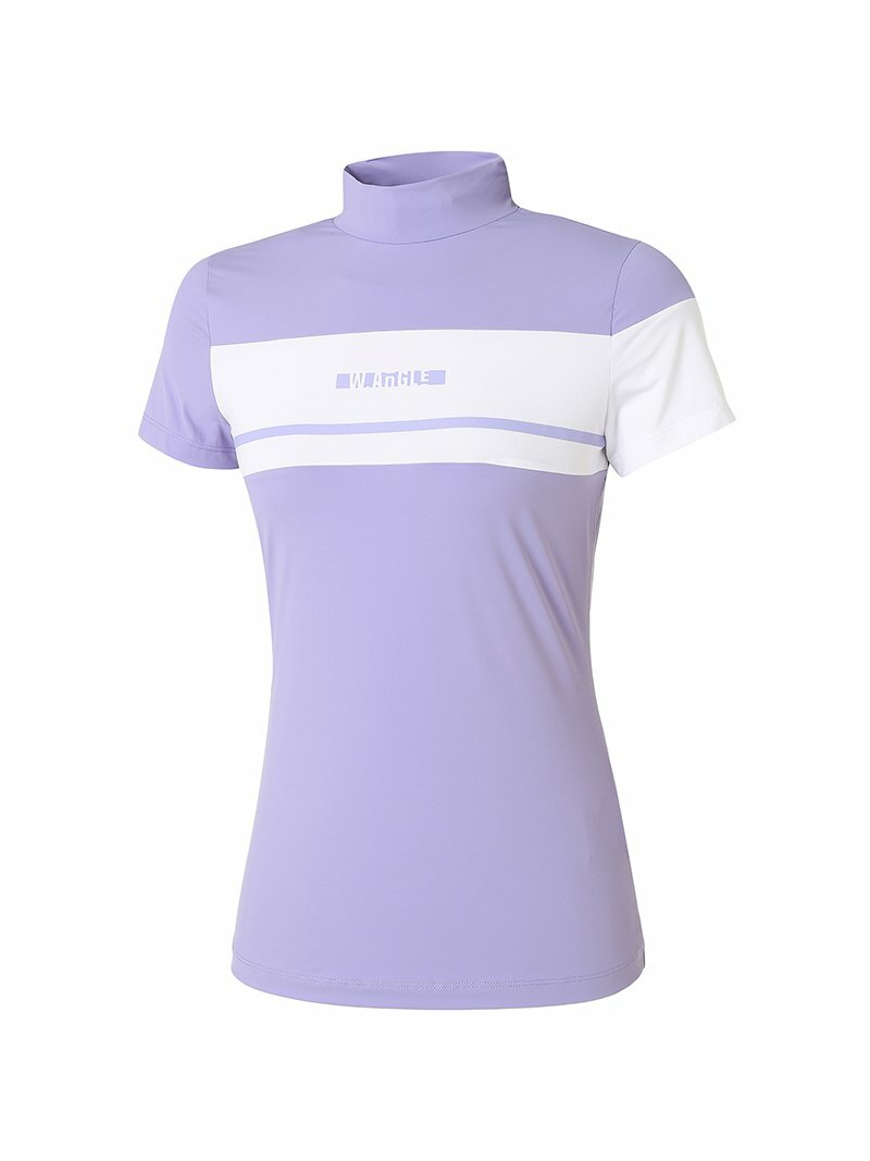 女款 6M 【韓國少年時代 秀英代言】Wangle同步7折起/韓版Cool涼感標誌彈性Polo T 卹/夏季學院風圓領彈性Polo T 卹/韓風高爾夫球衣