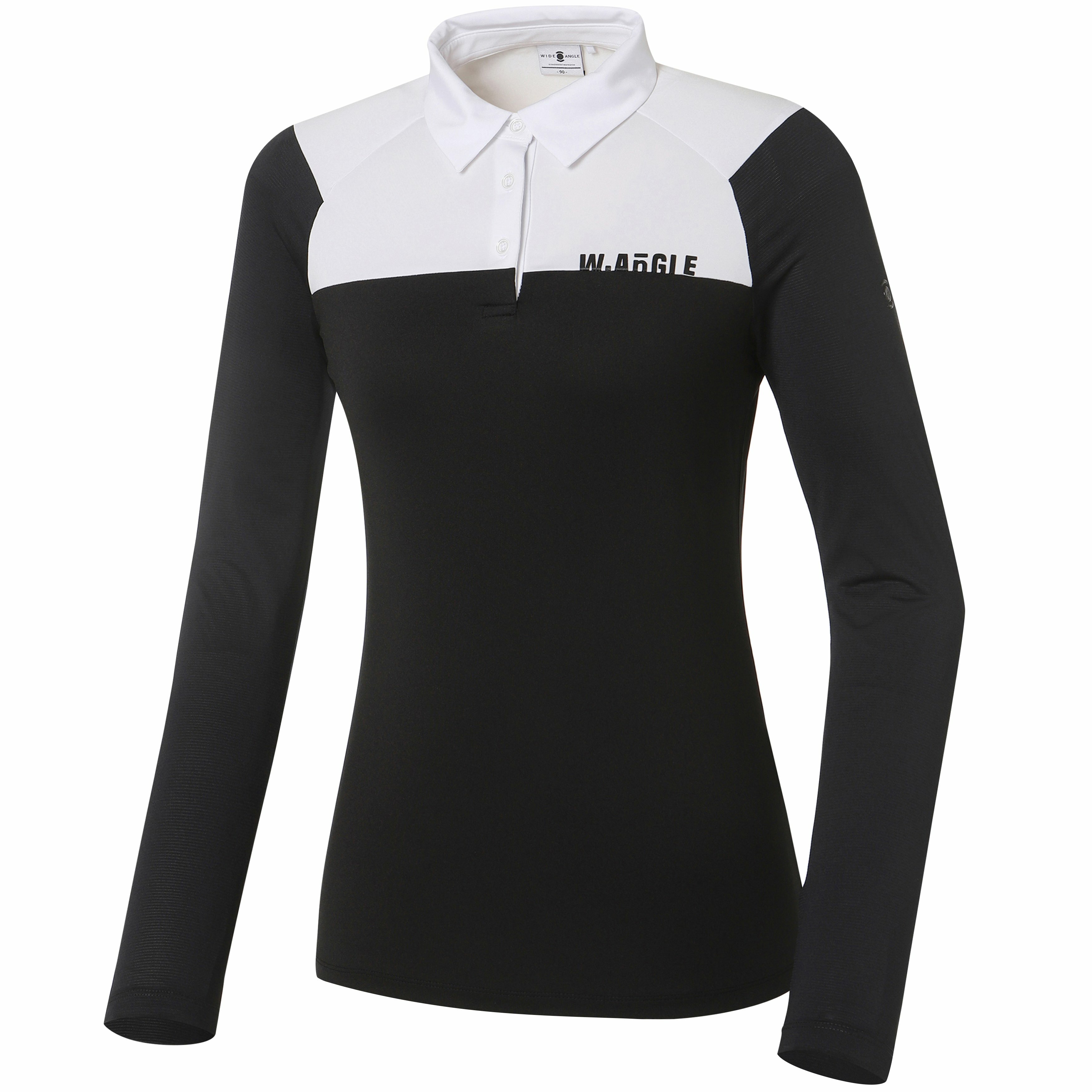 女款 6M 【韓國少年時代 秀英代言】Wangle同步/韓版防曬時尚彈性Polo T 卹/夏季學院風防曬涼感Polo T 卹