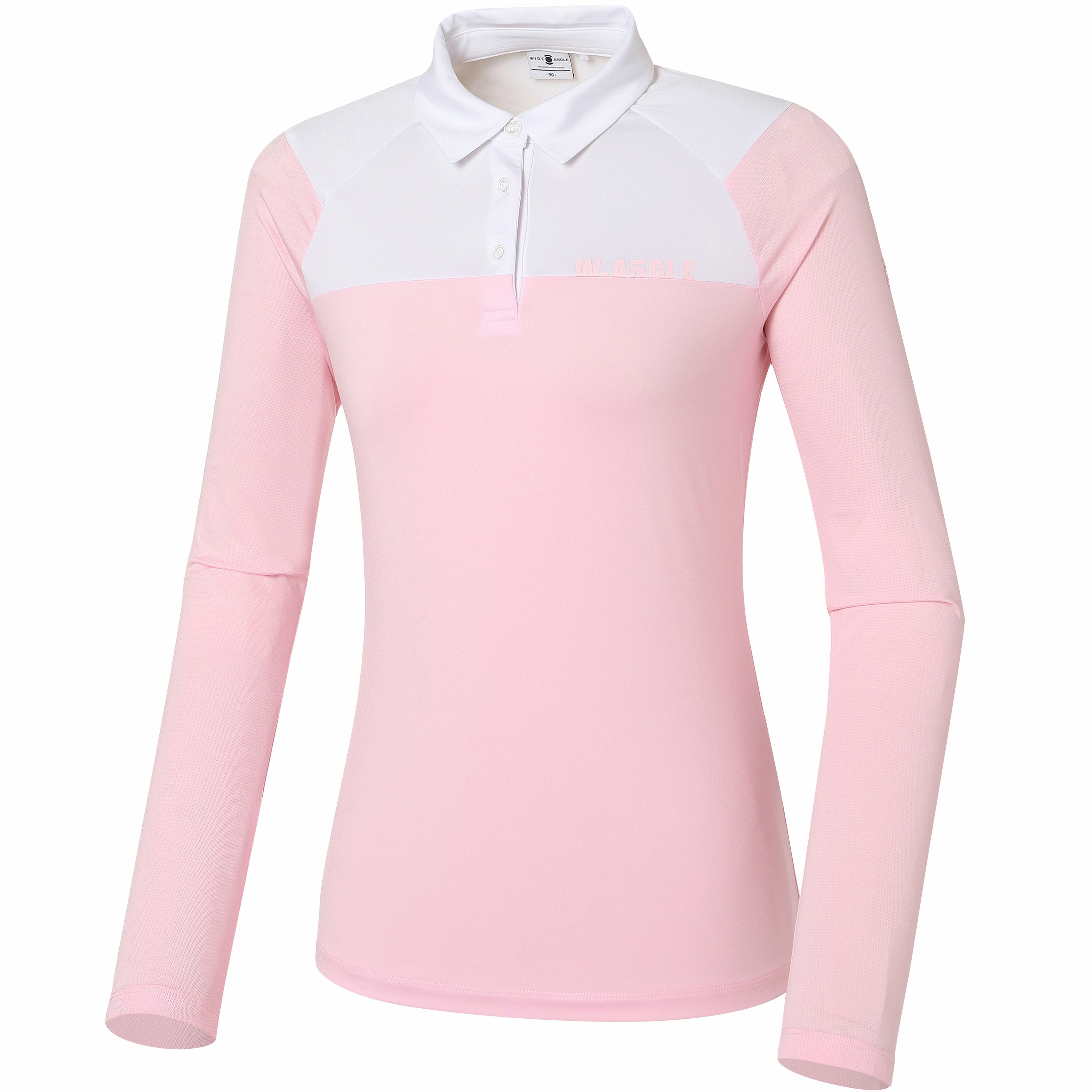 女款 6M 【韓國少年時代 秀英代言】Wangle同步/韓版防曬時尚彈性Polo T 卹/夏季學院風防曬涼感Polo T 卹