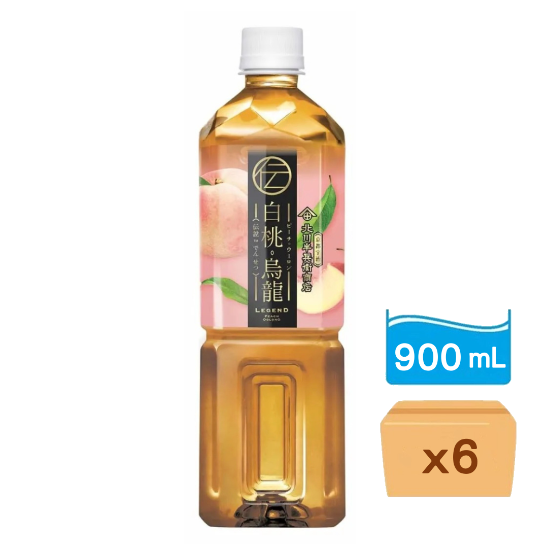 北川半兵衞商店伝說 - 白桃烏龍茶 900ml x 6支