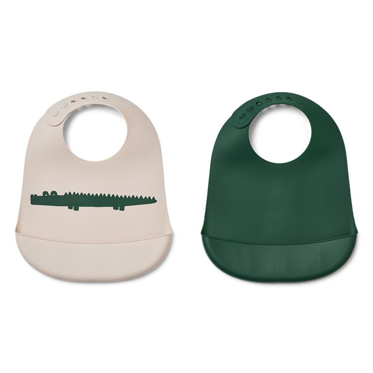 丹麥LIEWOOD 幼兒矽膠圍兜-Carlos