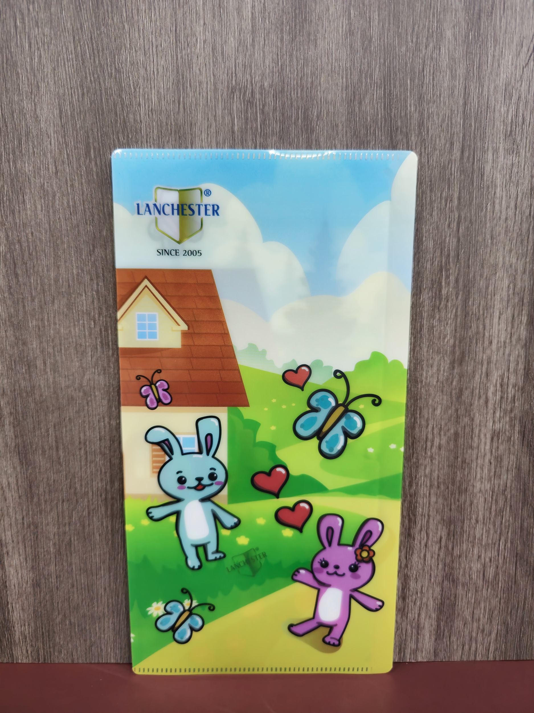 【蘭徹斯特奇遇記】Lanchester口罩套 藍兔 22*11cm (三層分隔內層)