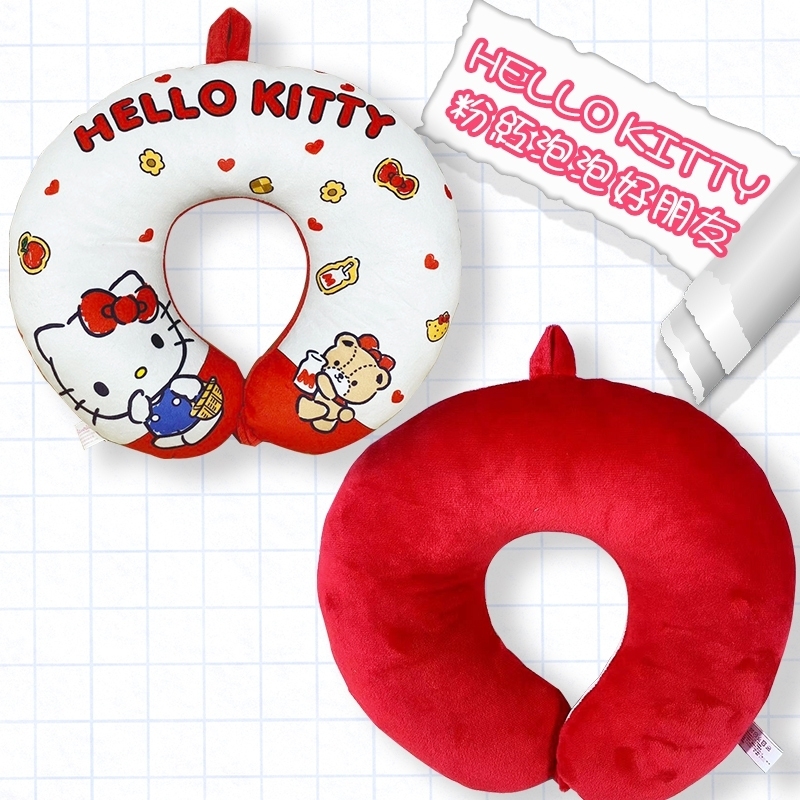 三麗鷗頸枕-HELLO KITTY.美樂蒂.雙子星.布丁狗