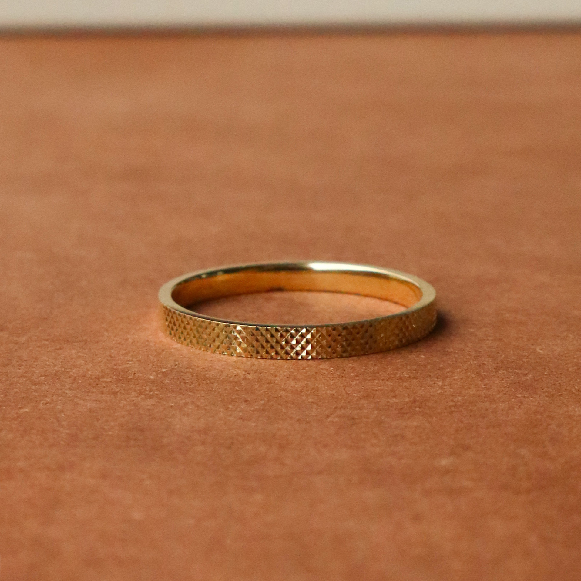 10K/經典菱格戒指