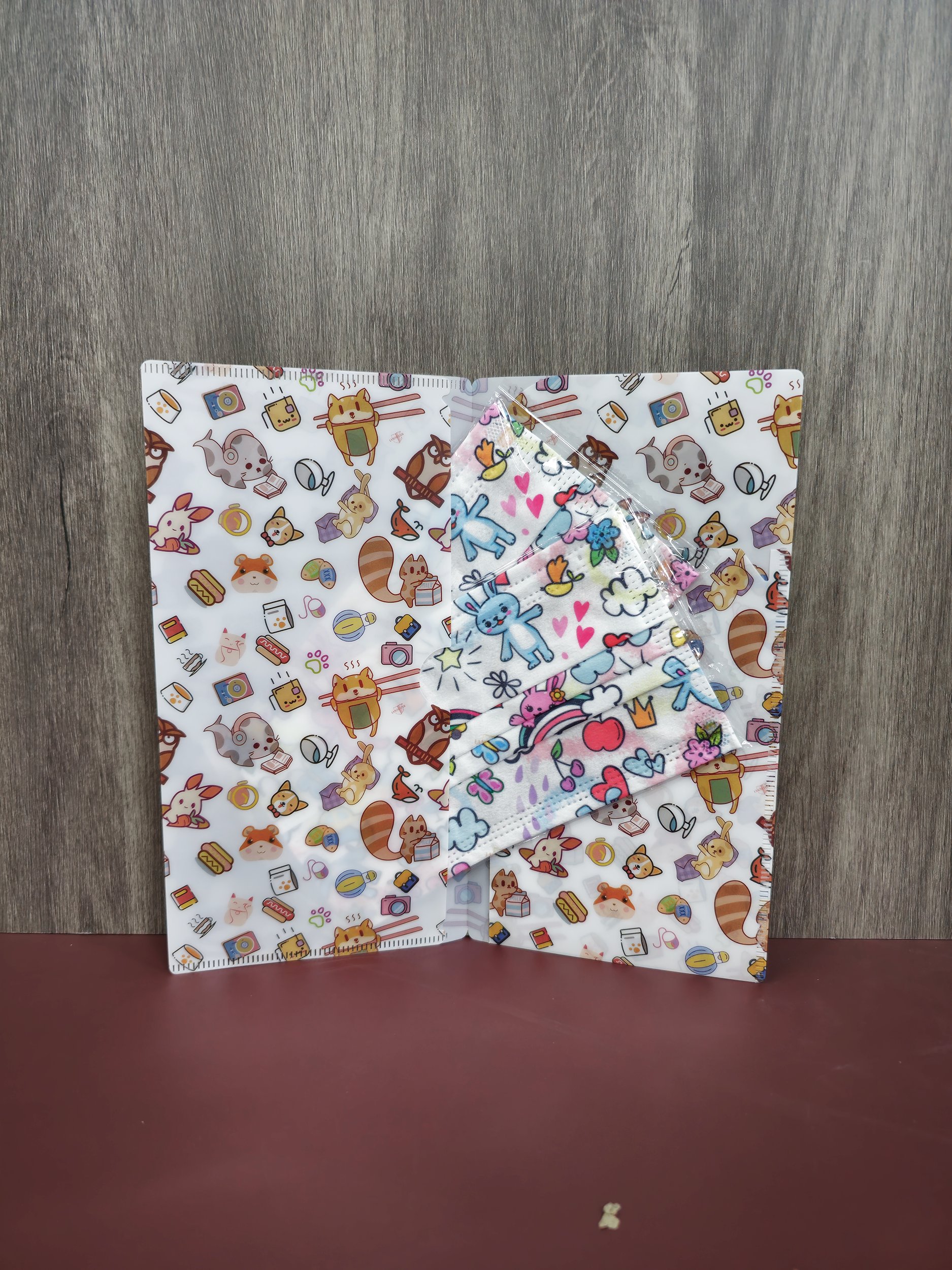 【動物大派對系列】Lanchester口罩套 Zoo-C 22*11cm (三層分隔內層)