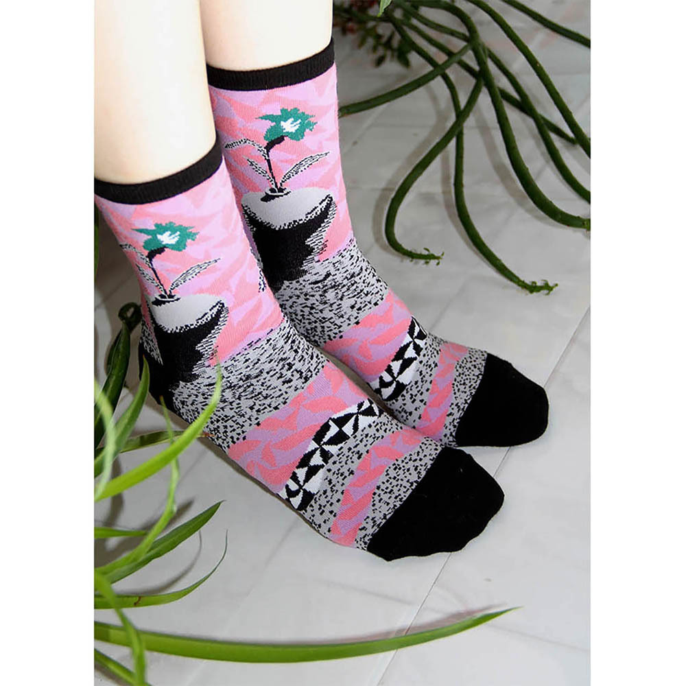 [Empty Cones] Lily Green Casual Socks