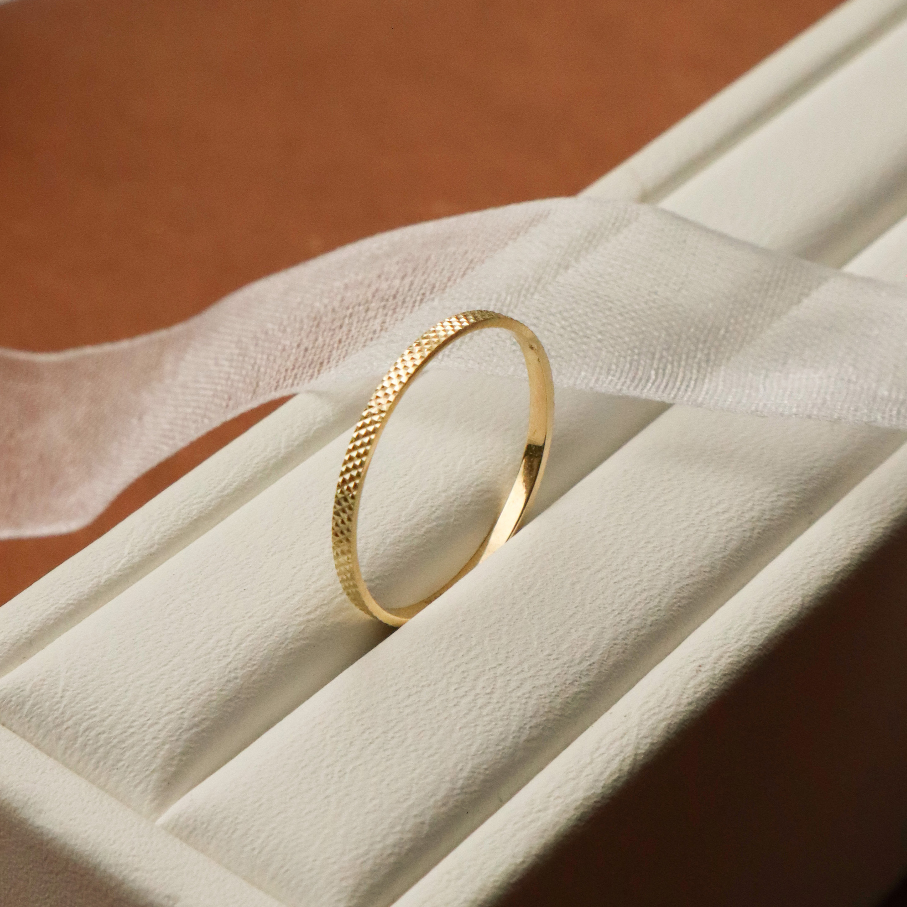 10K/菱格之華戒指