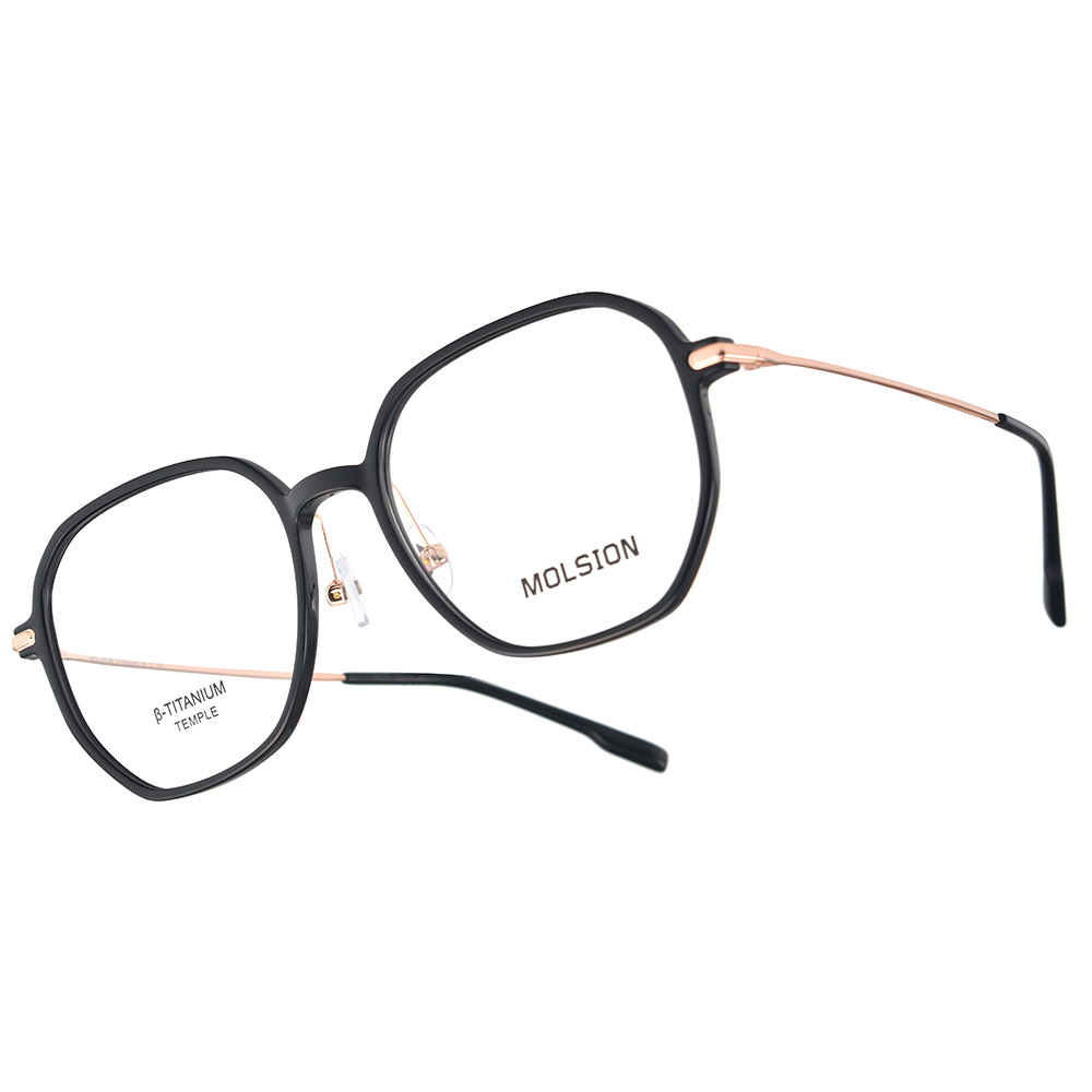 【MOLSION】MJ5080 B10 多邊框光學眼鏡