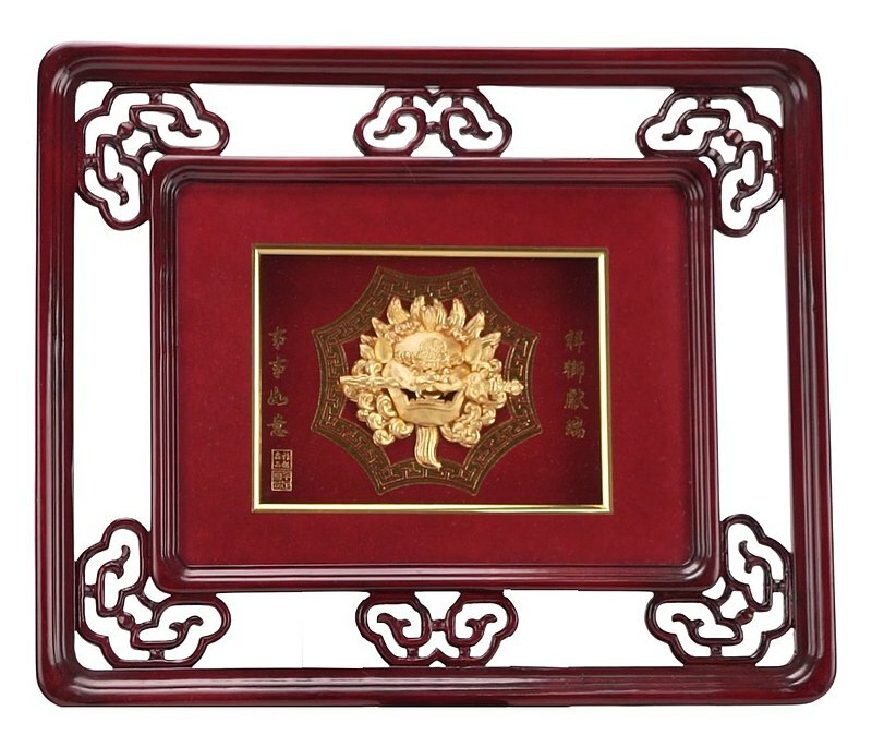 開業開市、開幕喬遷、升遷榮調祝賀禮品│如意框系列│祥獅獻瑞