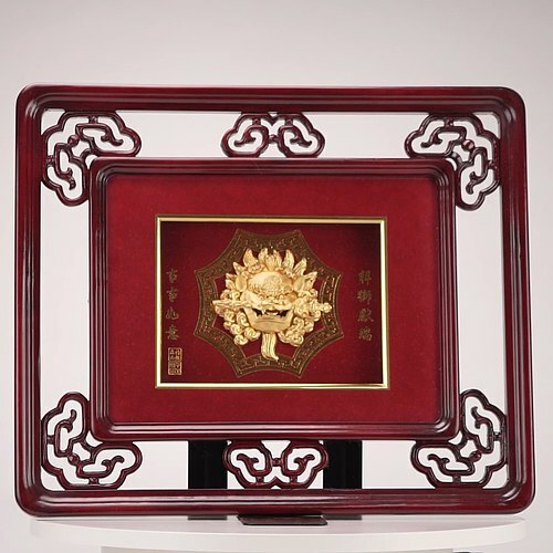 開業開市、開幕喬遷、升遷榮調祝賀禮品│如意框系列│祥獅獻瑞