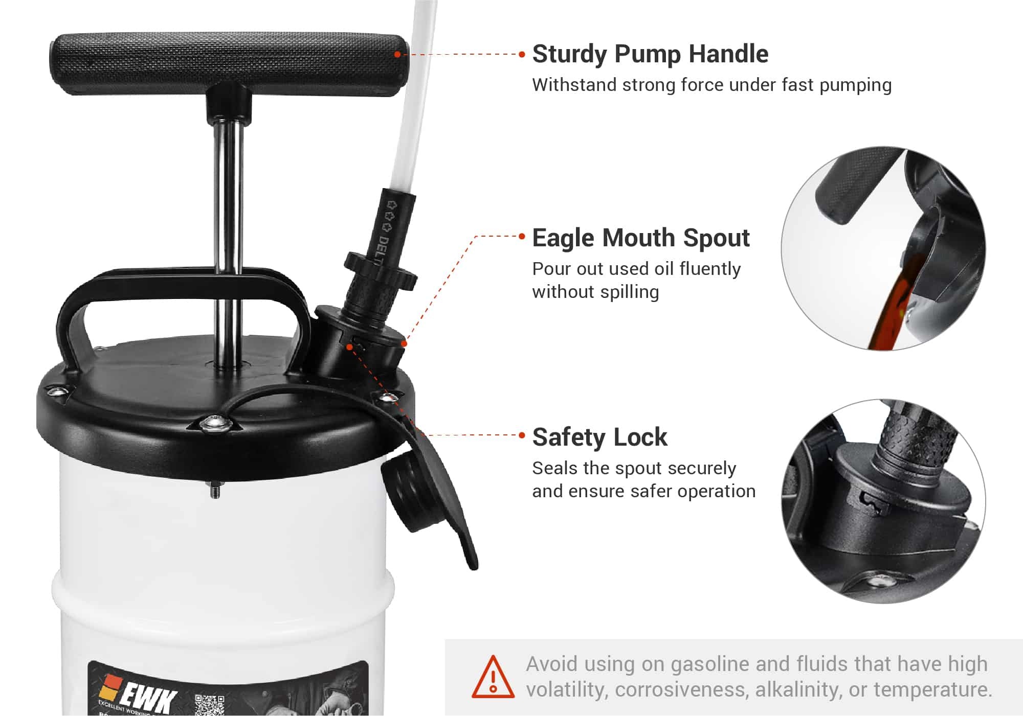 6.5L Manual Oil Extractor Pump EWK