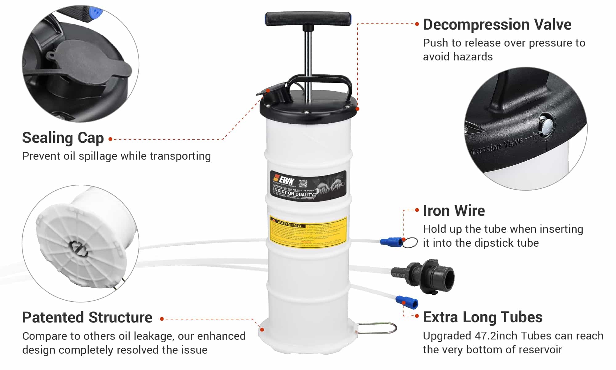 6.5L Manual Oil Extractor Pump | EWK