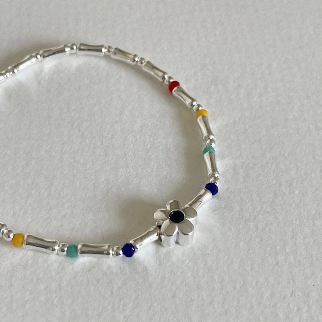 925 silver-ꕤ·͜· Flora Bracele