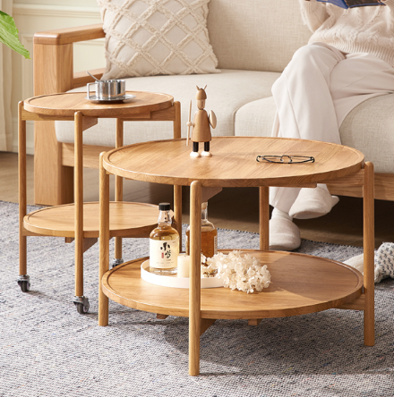 聖羅莎實木大小茶几 SLS-A1187