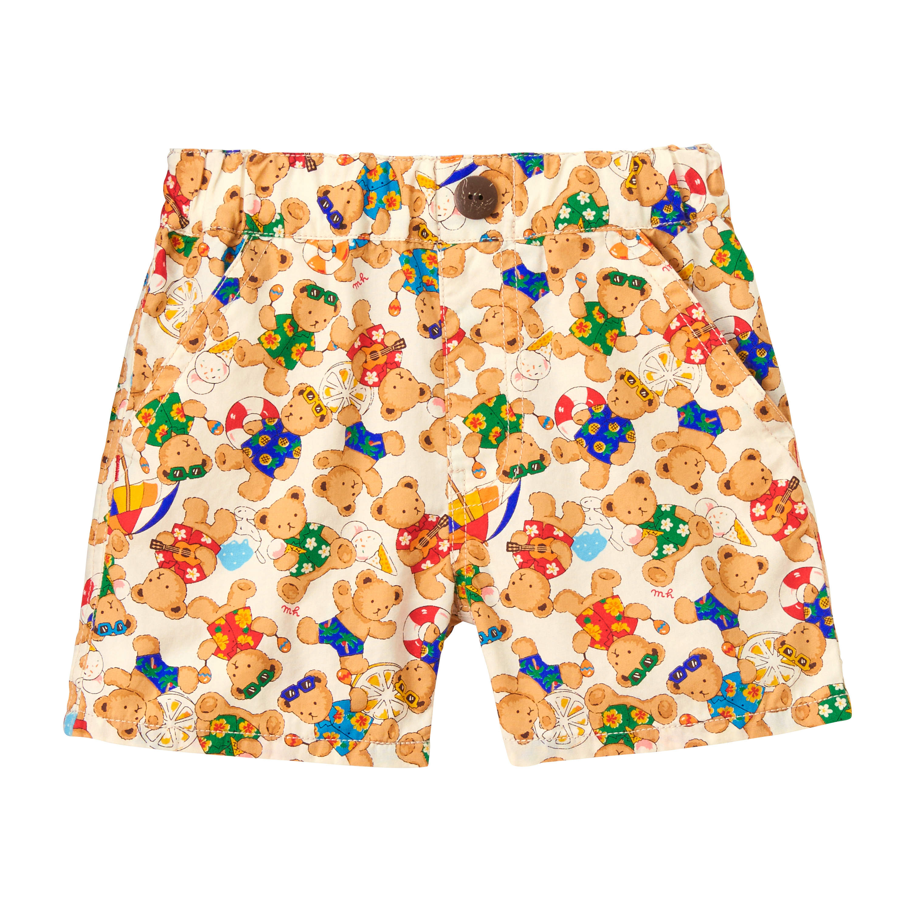 小熊夏威夷中長褲