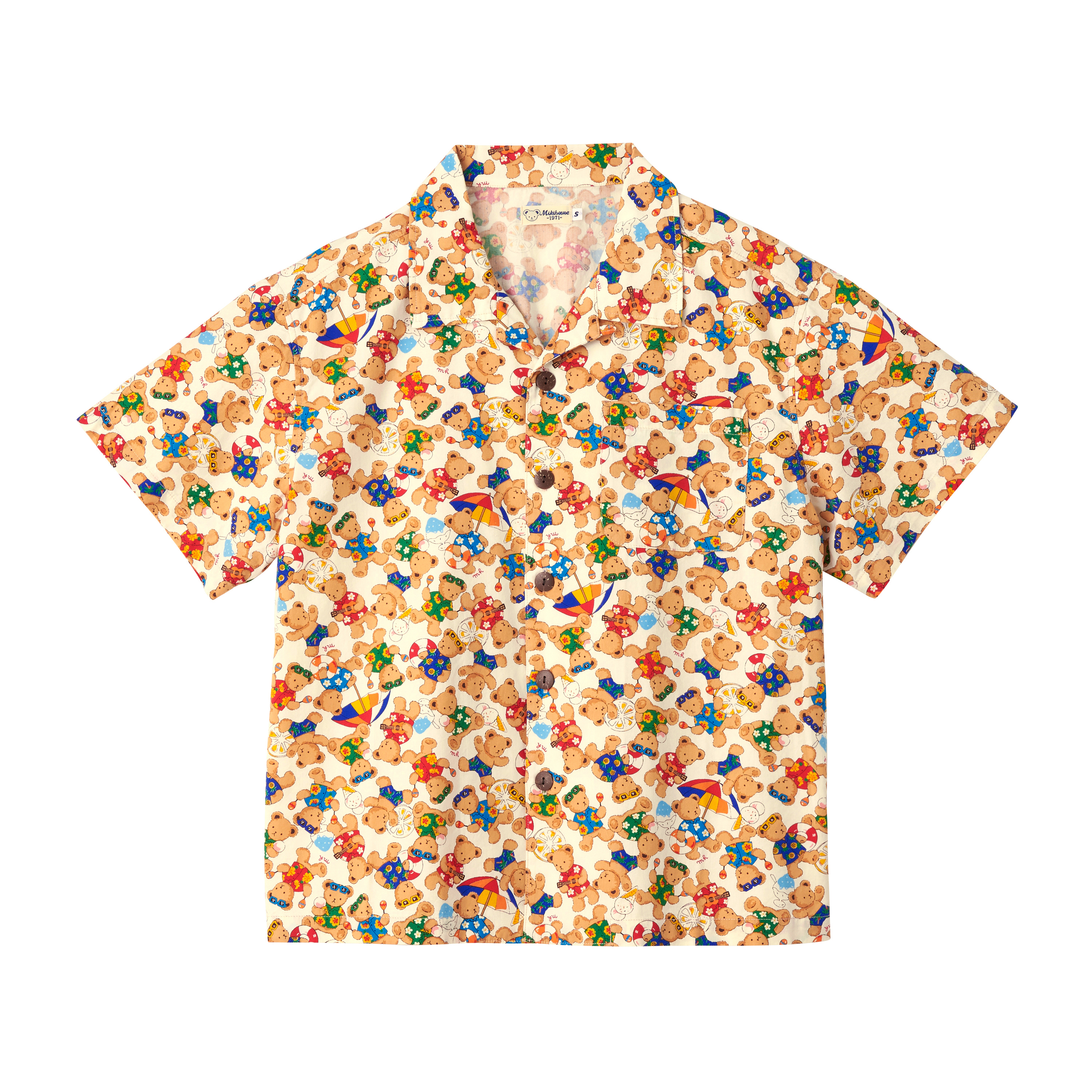 小熊夏威夷襯衫成人款