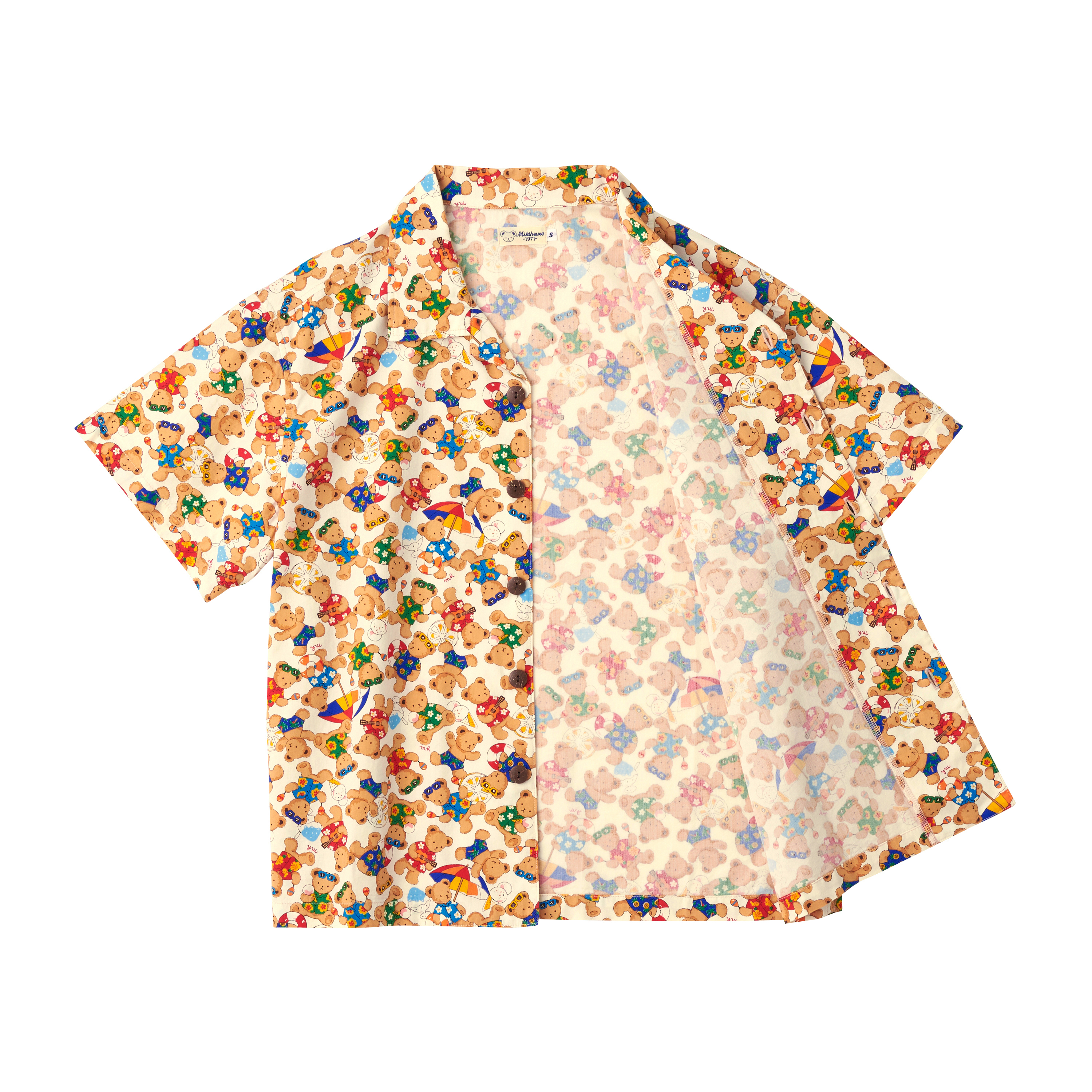 小熊夏威夷襯衫成人款