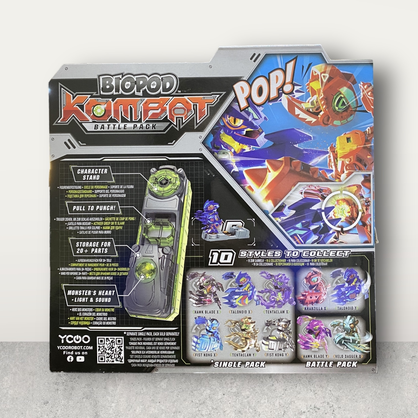 BIOPOD KOMBAT BATTLE PACK 魔動獸球擊戰獸 兩件套裝