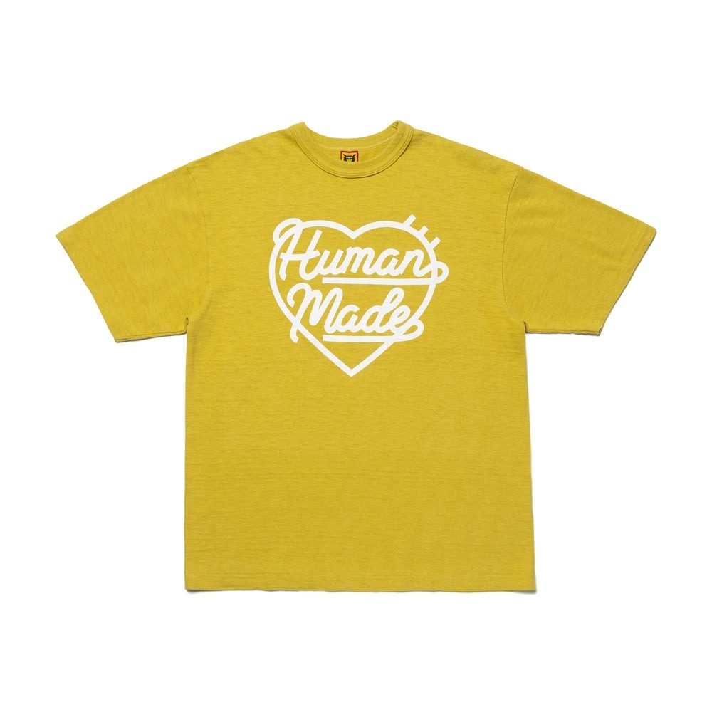 日本製HUMAN MADE COLOR T-SHIRT # 2 愛心LOGO 四色竹節棉