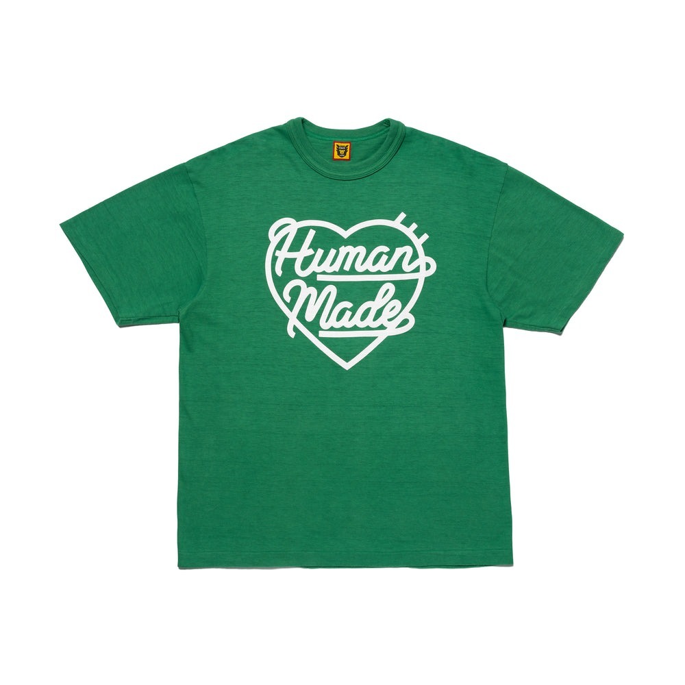 日本製HUMAN MADE COLOR T-SHIRT # 2 愛心LOGO 四色竹節棉