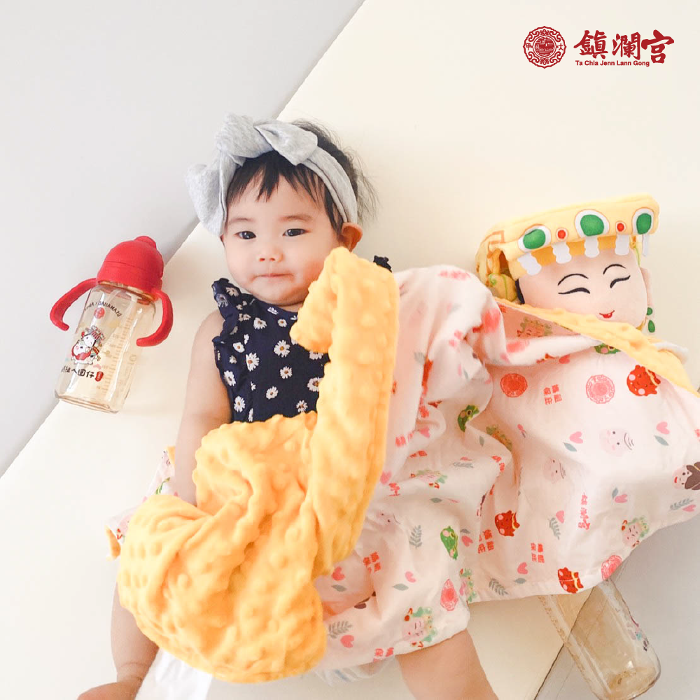 媽祖娃娃玩偶豆毯禮盒 / 彌月禮盒-現貨【鎮瀾宮】