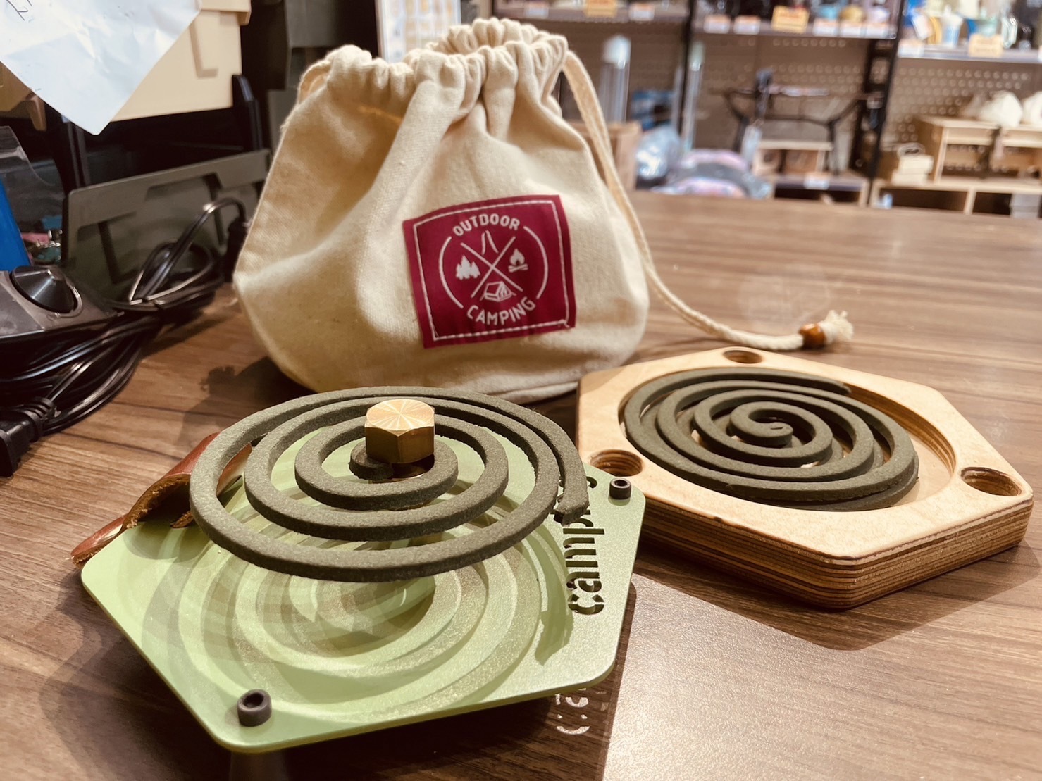 *【人八月】手作六角蚊香座