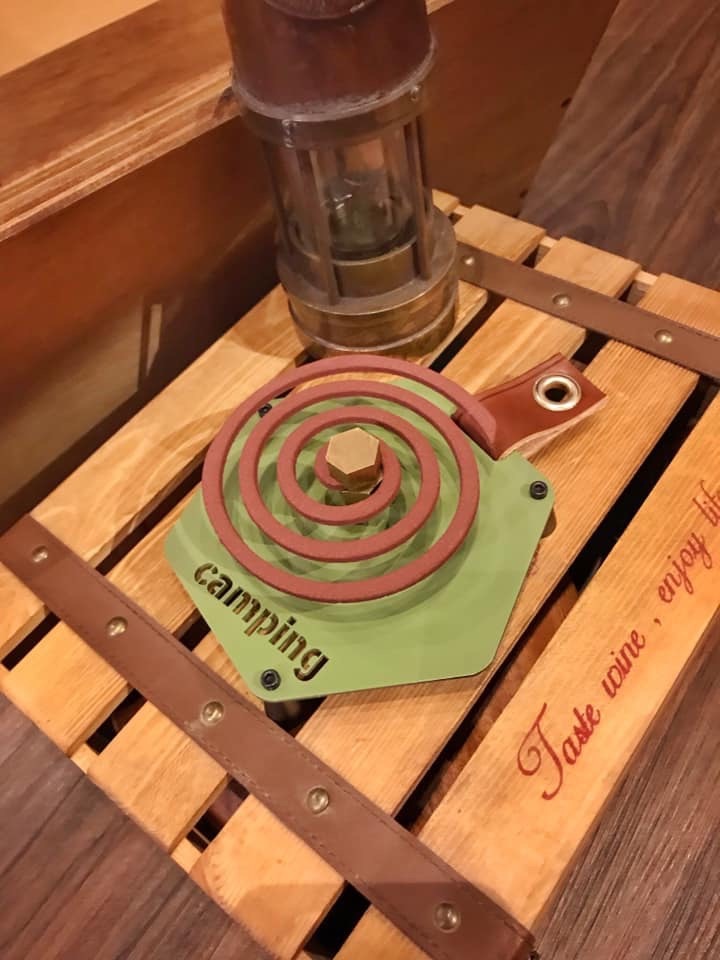 *【人八月】手作六角蚊香座