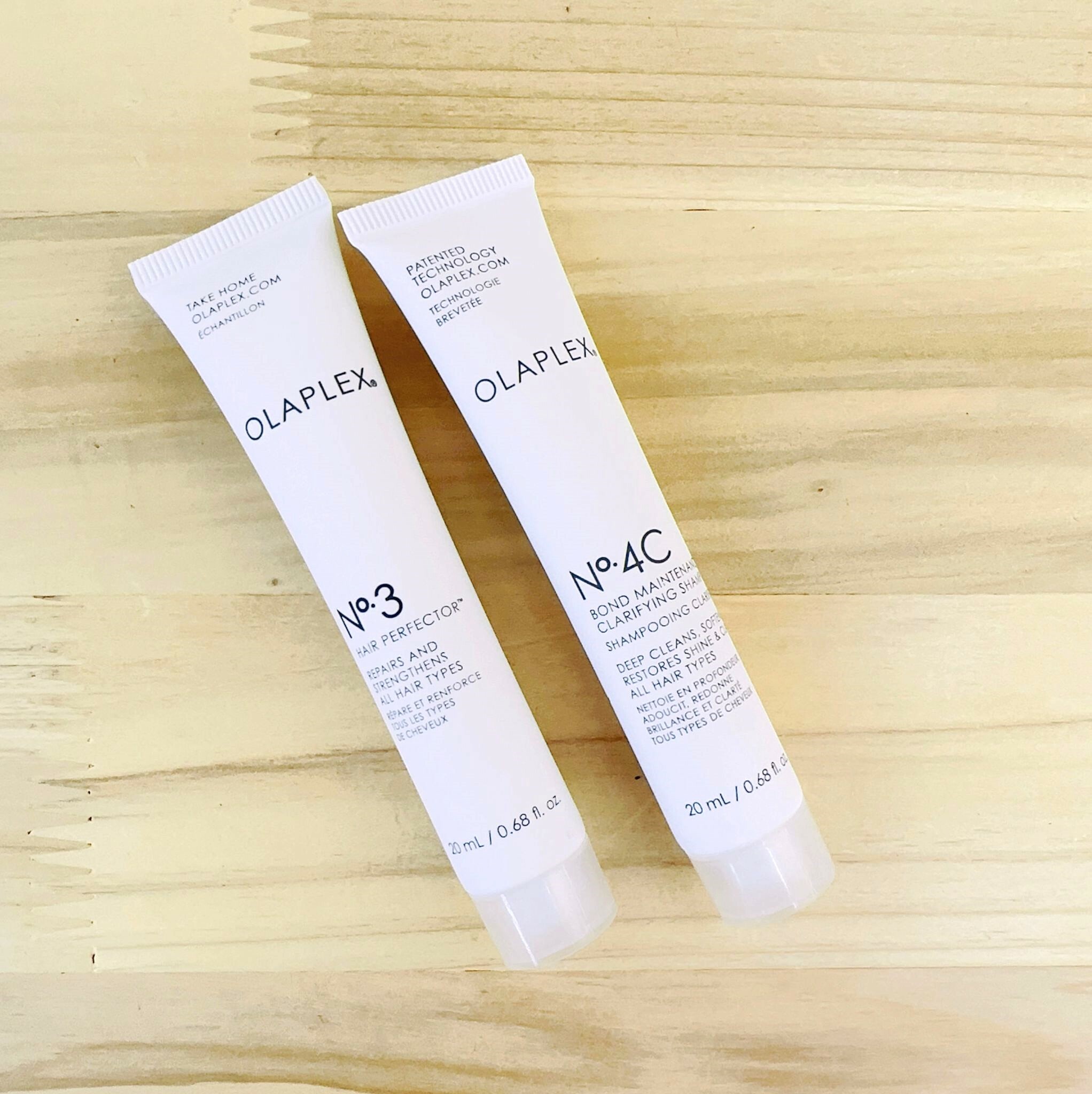 OLAPLEX No.4 髮質修護洗頭水 20ml + No.3 鏈鎖結構髮質修護乳 20ml