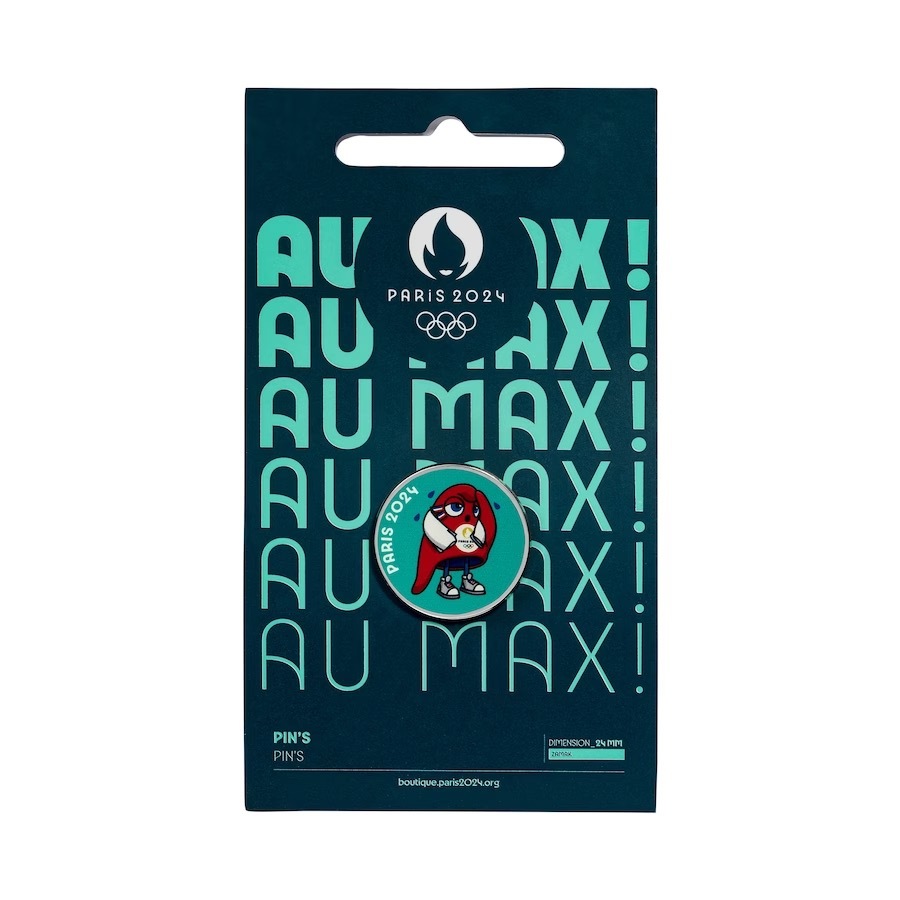 Paris 2024 Olympics Mascot After The Effort Pin Badge