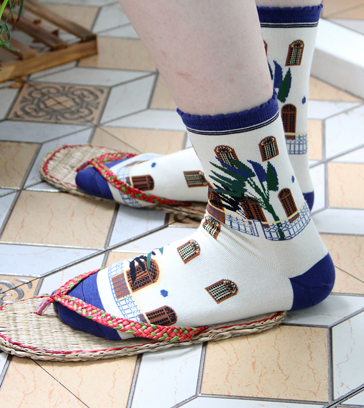 [Empty Cones] Morocco Coco Casual Socks