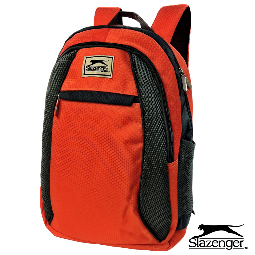 【Slazenger 史萊辛格】 輕量潮流後背包(橘)