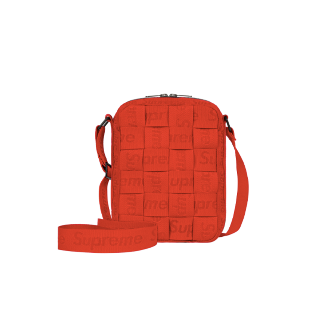 Supreme 23SS Woven Shoulder Bag 編織小包紅色| FLOMMARKET