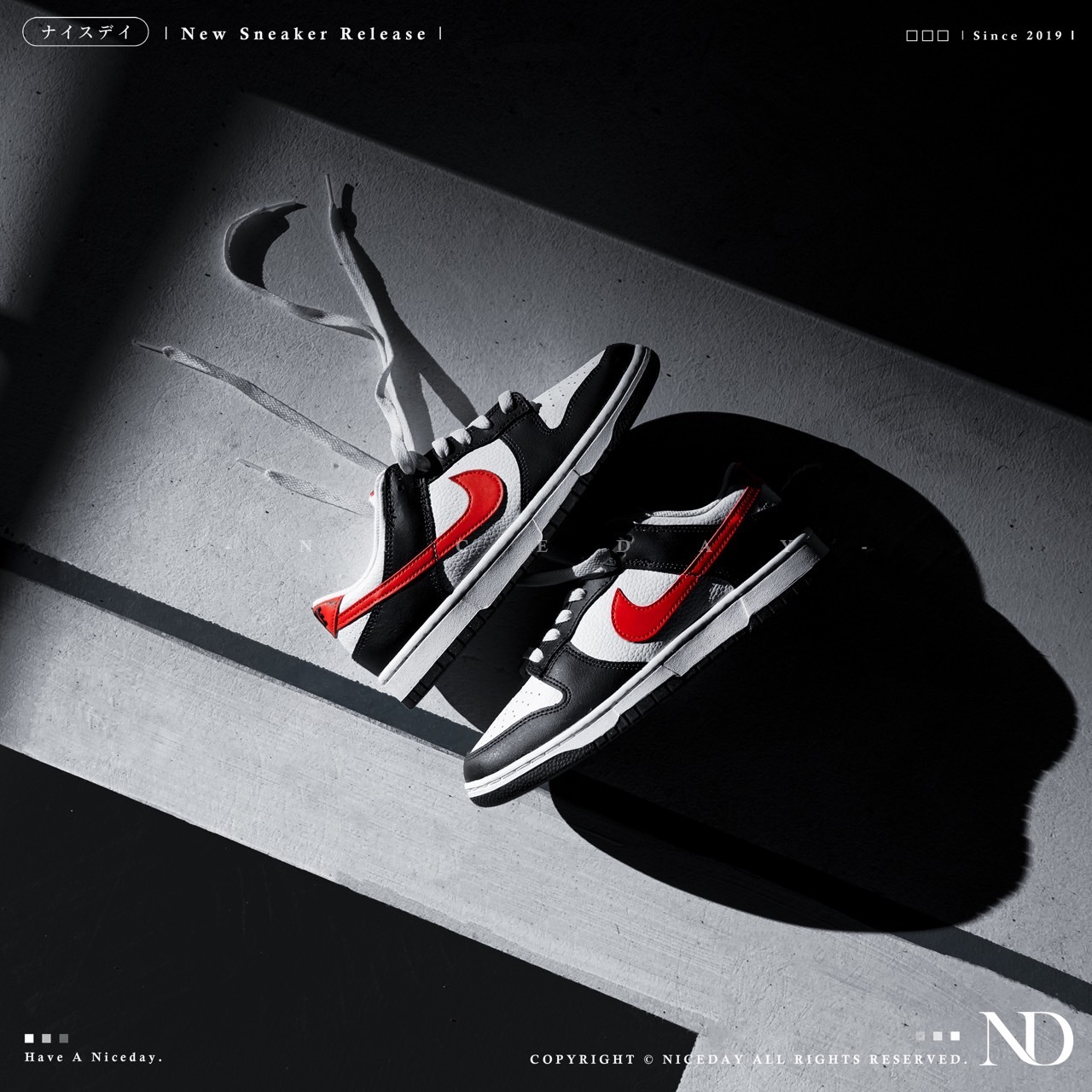 NICEDAY 代購 Nike Dunk Low Retro Red Panda 宇智波 熊貓 黑紅 男女尺寸 FB3354-001