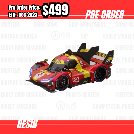 Pre Order-$499 *Era Q* Hypercar, 2023 Lemans 24hours #51 [OD15/06]